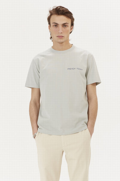 "french touch" popincourt t-shirt#color_almond-green