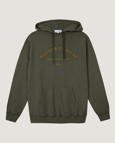 "manufacture" crozatier hoodie#color_dark-mole