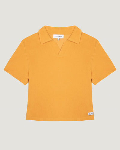 marces polo terry cloth#color_yellow-amber