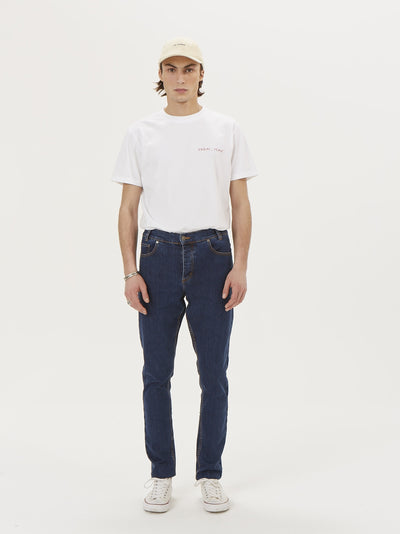 "mlb te kiffe" auteuil jeans branding rectangle mlb#color_medium-stone