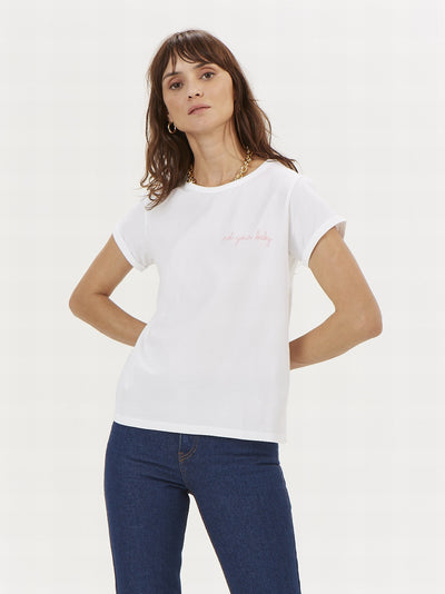 "not your baby" poitou t-shirt#color_white