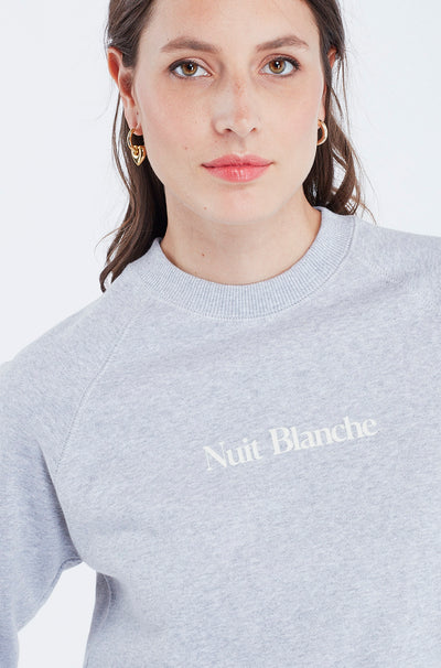 "nuit blanche" charonne sweatshirt#color_light-heather-grey