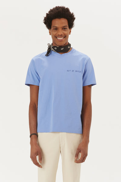 "out of office" popincourt t-shirt#color_azur-blue