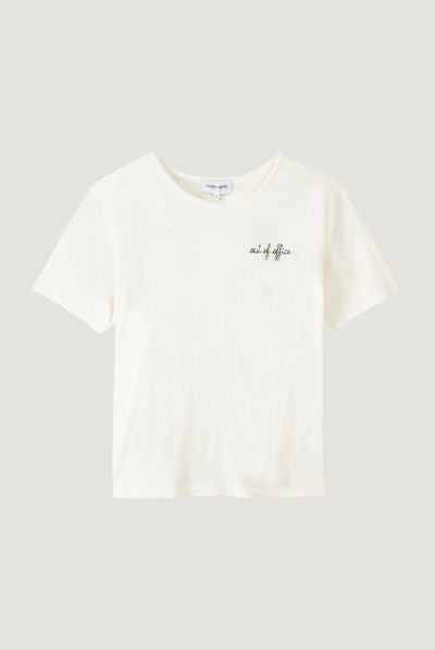 "out of office" villiers t-shirt#color_white