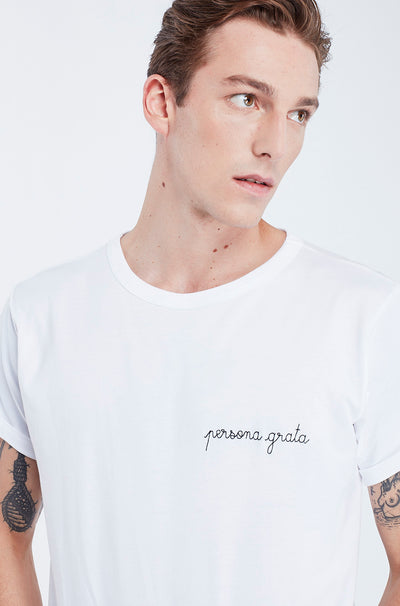 "persona grata" poitou t-shirt cursive ldc pret black#color_white