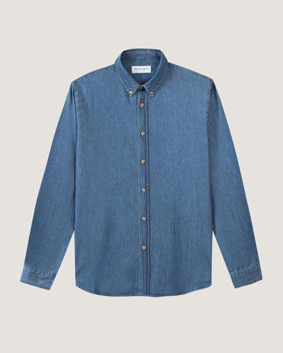personalizable men malesherbes shirt#color_medium-blue-denim