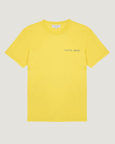 popincourt t-shirt 'tutto bene'#color_canari-bleached
