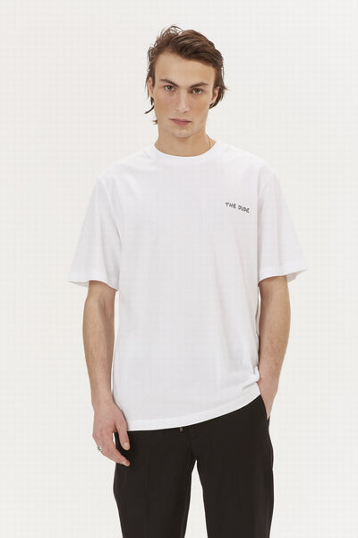 "the dude" montholon t-shirt picto 2ligne ldc black#color_white