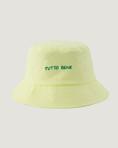"tutto bene" joffre bucket hat#color_twill-straw-yellow