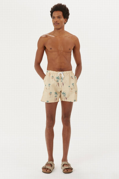 vanilla print maillot swim shorts#color_vanilla-print