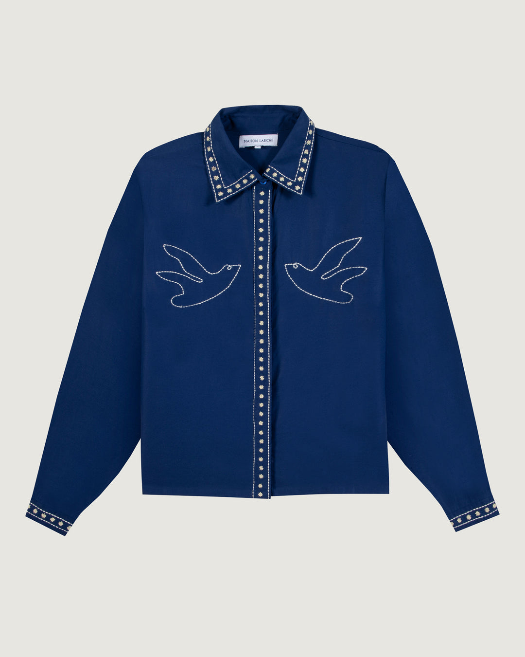 Women's shirts with embroidery - Maison Labiche