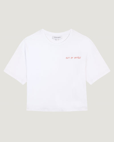 alesia t-shirt 'out of office'#color_white