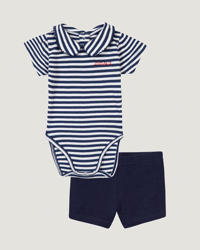 "amour" birth set#color_off-white-navy/navy