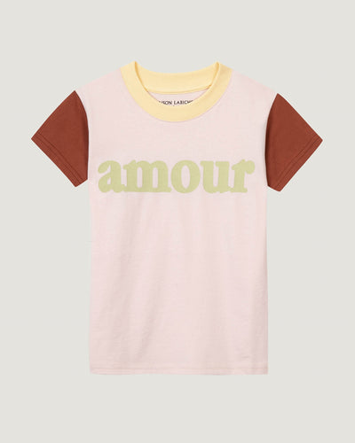 "amour" léon t-shirt#color_english-pink-cb
