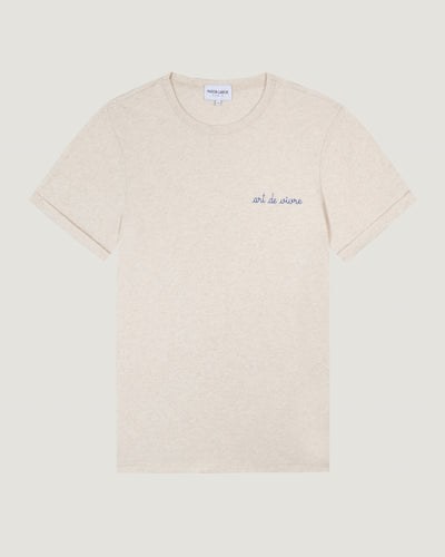 "art de vivre" poitou t-shirt#color_heather-cream