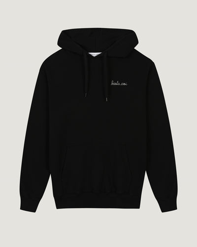 "basta cosi" crozatier hoodie#color_black