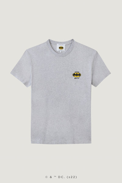 batman x maison labiche unisex popincourt t-shirt#color_light-heather-grey