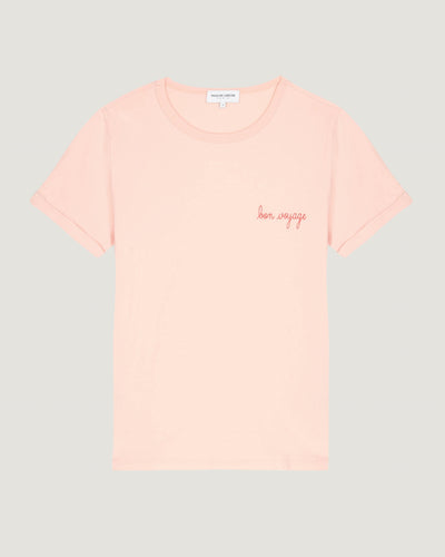 "bon voyage" poitou t-shirt#color_apricot
