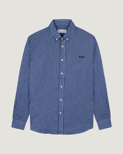 carnot 'linen and cotton' shirt#color_linen-stripes-blue