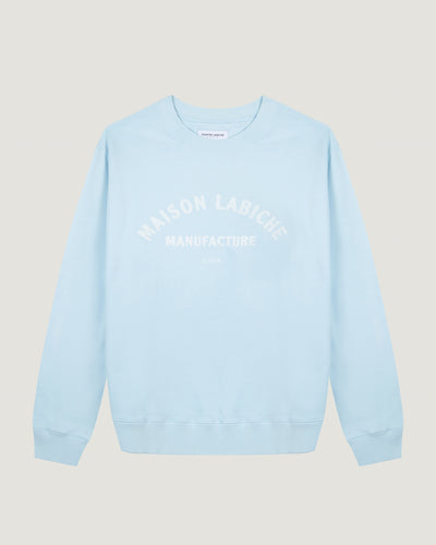 charonne sweatshirt 'manufacture'#color_sky-blue