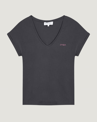 chateau t-shirt 'amour'#color_dark-navy