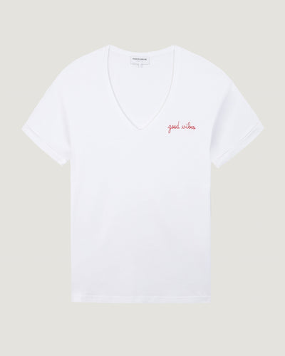chateau t-shirt 'good vibes'#color_white