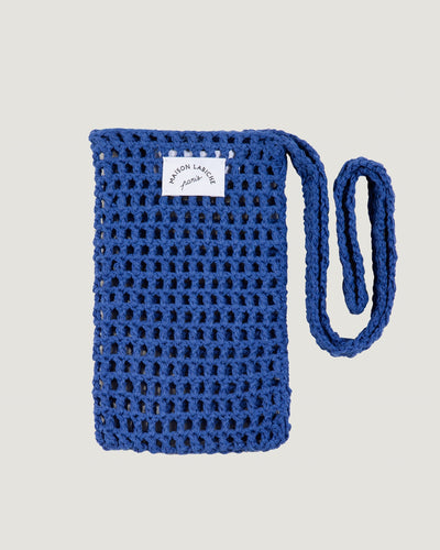"crocheted" stefanik pouch#color_greek-blue