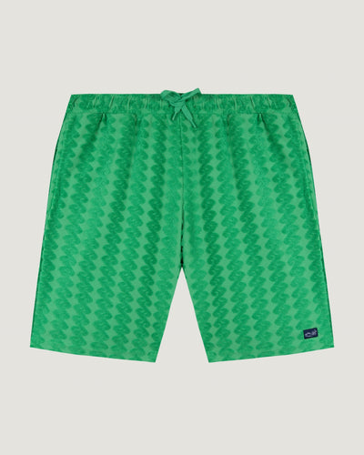 duperré 'jacquard terrycloth' shorts#color_cactus-green