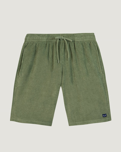 duperré 'terrycloth' shorts#color_olive-green