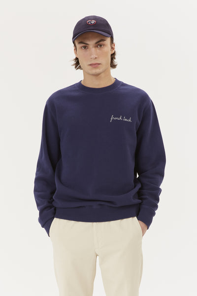 "french touch" charonne sweatshirt#color_navy