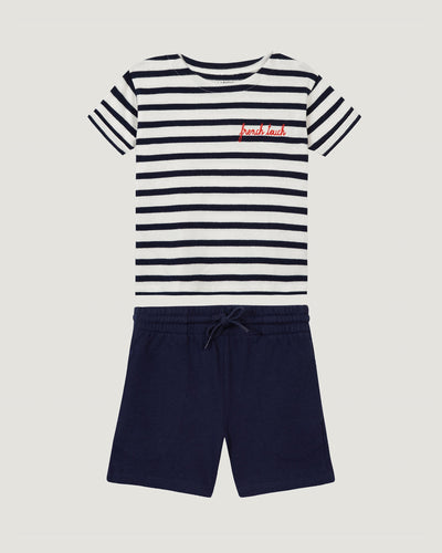 "french touch" kids set#color_ivory-navy/navy