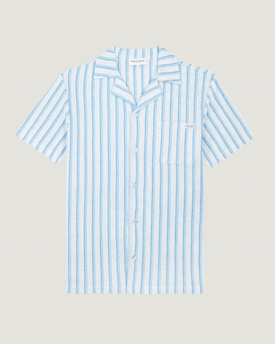 germain terrycloth shirt étiquette maillot#color_ivory-stripes