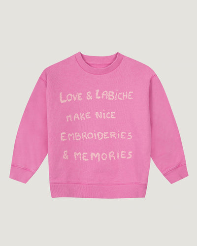 'love & labiche' pereire sweatshirt#color_water-lily