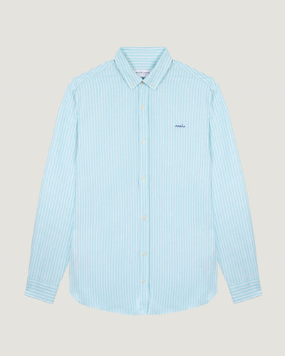 "maestro" malesherbes oxford shirt#color_oxford-stripes-op-wh