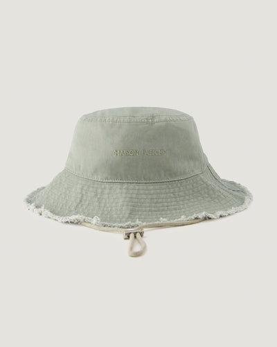 maison labiche brantome bucket hat#color_twill-almond-green