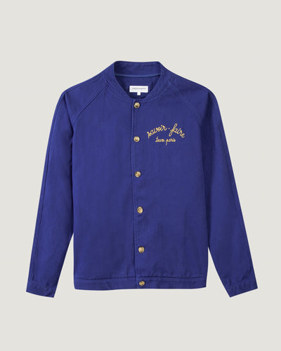 "manufacture" amelot teddy jacket#color_royal-blue