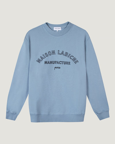"manufacture" charonne sweatshirt#color_slate-blue