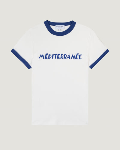 'méditerranée' monterlant t-shirt#color_off-white-sepia