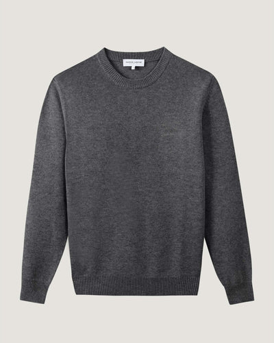 mens personalizable grand cerf wool sweater#color_medium-heather-grey