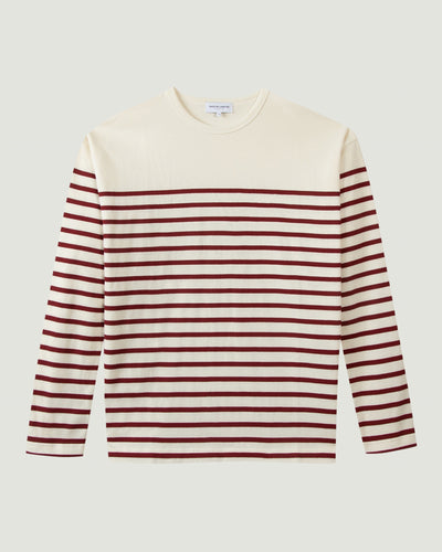 mens personalizable montpar sailor shirt#color_ivory-burgundy