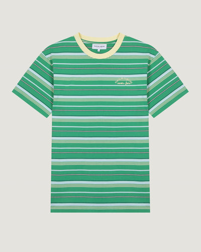 "mini manufacture" patureau t-shirt#color_cactus-green-stripes