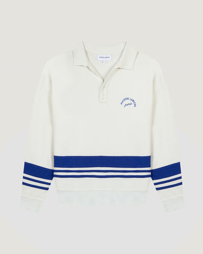 "mini manufacture" sabotiers sweatshirt#color_ivory-greek-blue