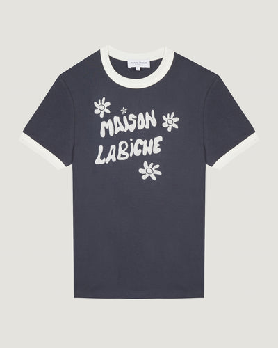 montherlant t-shirt 'maison labiche dandelion'#color_dark-navy-ivory