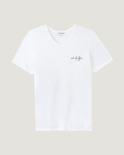 "out of office" aboukir t-shirt#color_white