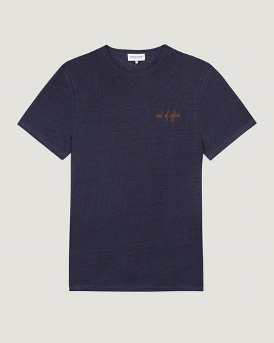 "out of office" linen villiers t-shirt#color_carbon-blue-washed