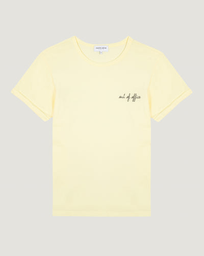 "out of office" poitou t-shirt#color_straw-yellow