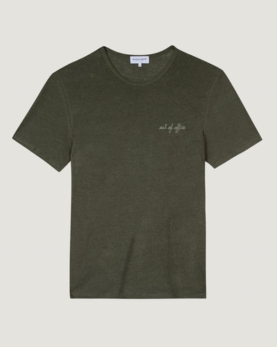 "out of office" villiers t-shirt#color_dark-mole
