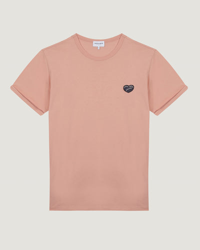 "patch coeur" poitou t-shirt#color_blush