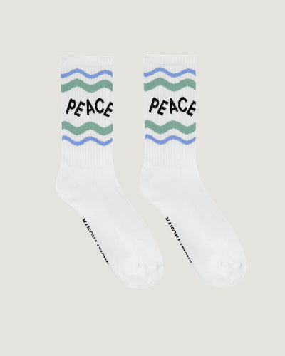 "peace and love" gasnier socks#color_off-white
