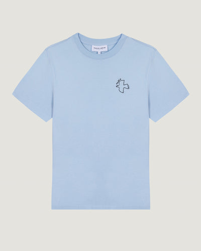 "peace" popincourt t-shirt#color_sky-blue